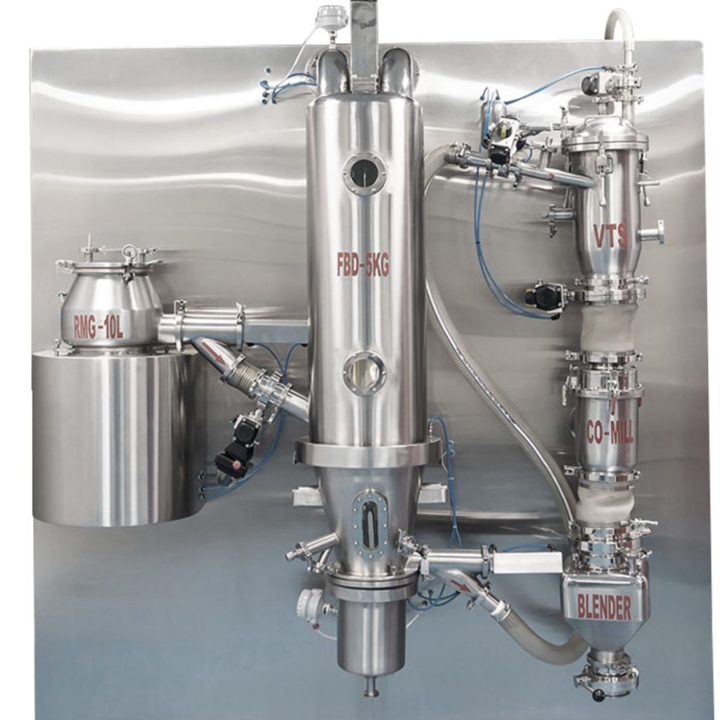 Close Loop Granulation Line - 2 Bar and 12 Bar Pressure - OEL 5 Compliant Contained Granulation Line