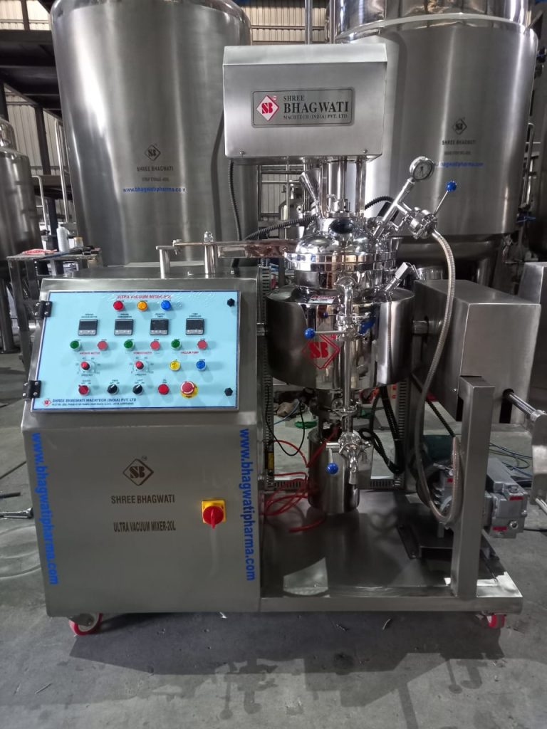 Aseptic sterile mixing & Blending Mixer with Manufacturing Plant