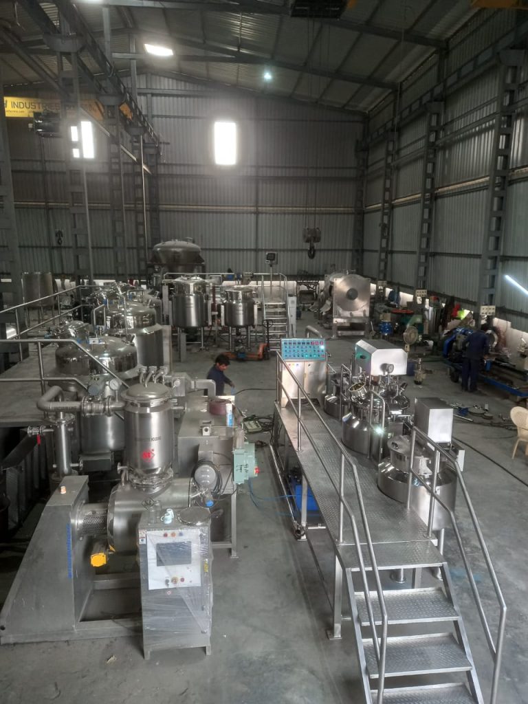 Ointment, Cream, Lotion, Gel Manufacturing Plant , Making machines and equipment - Manufacturing Setup