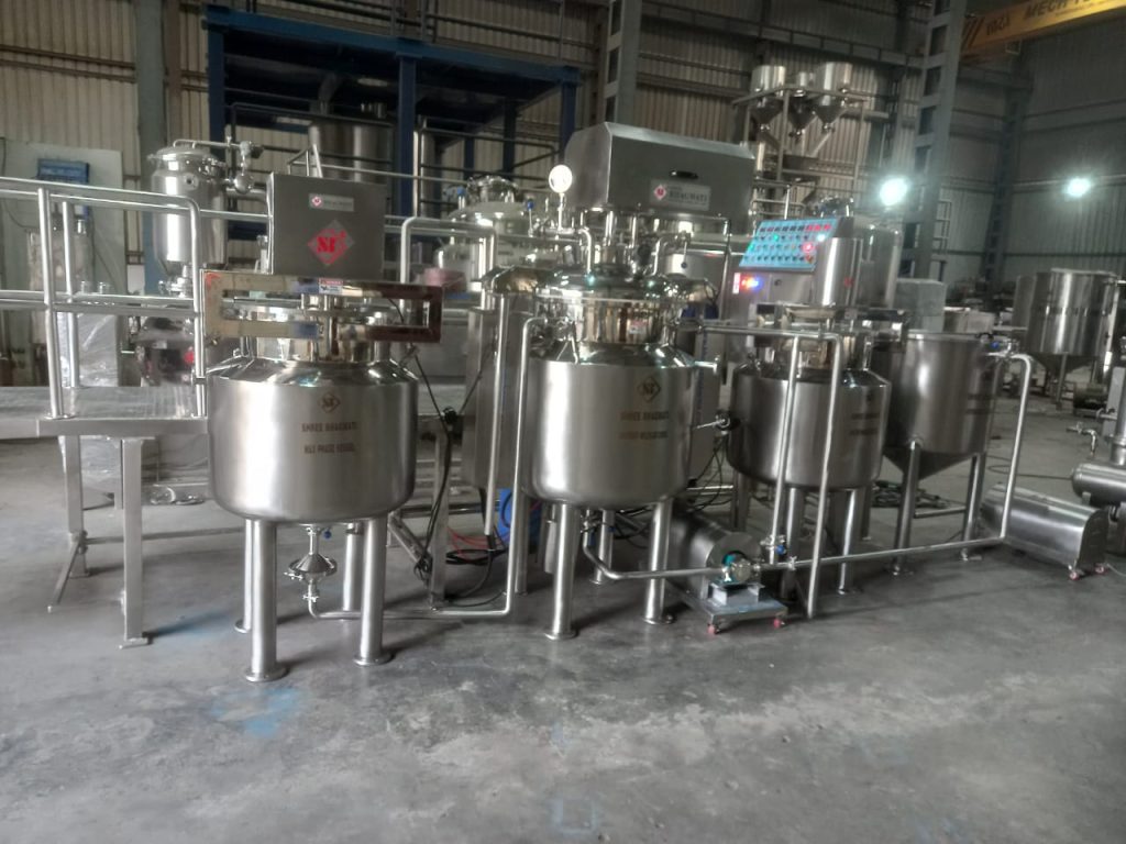 Ointment, Cream, Lotion, Gel Manufacturing Plant , equipment , Making plant